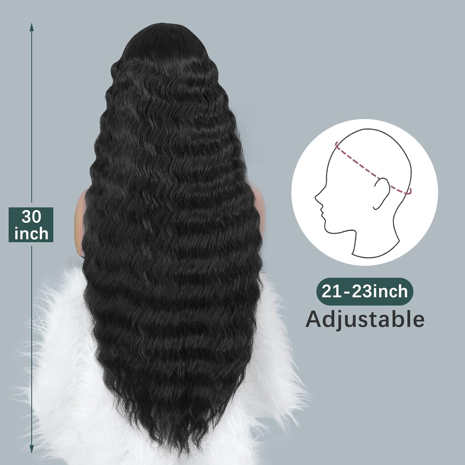 Glam 30-Inch Curly Lace Wig