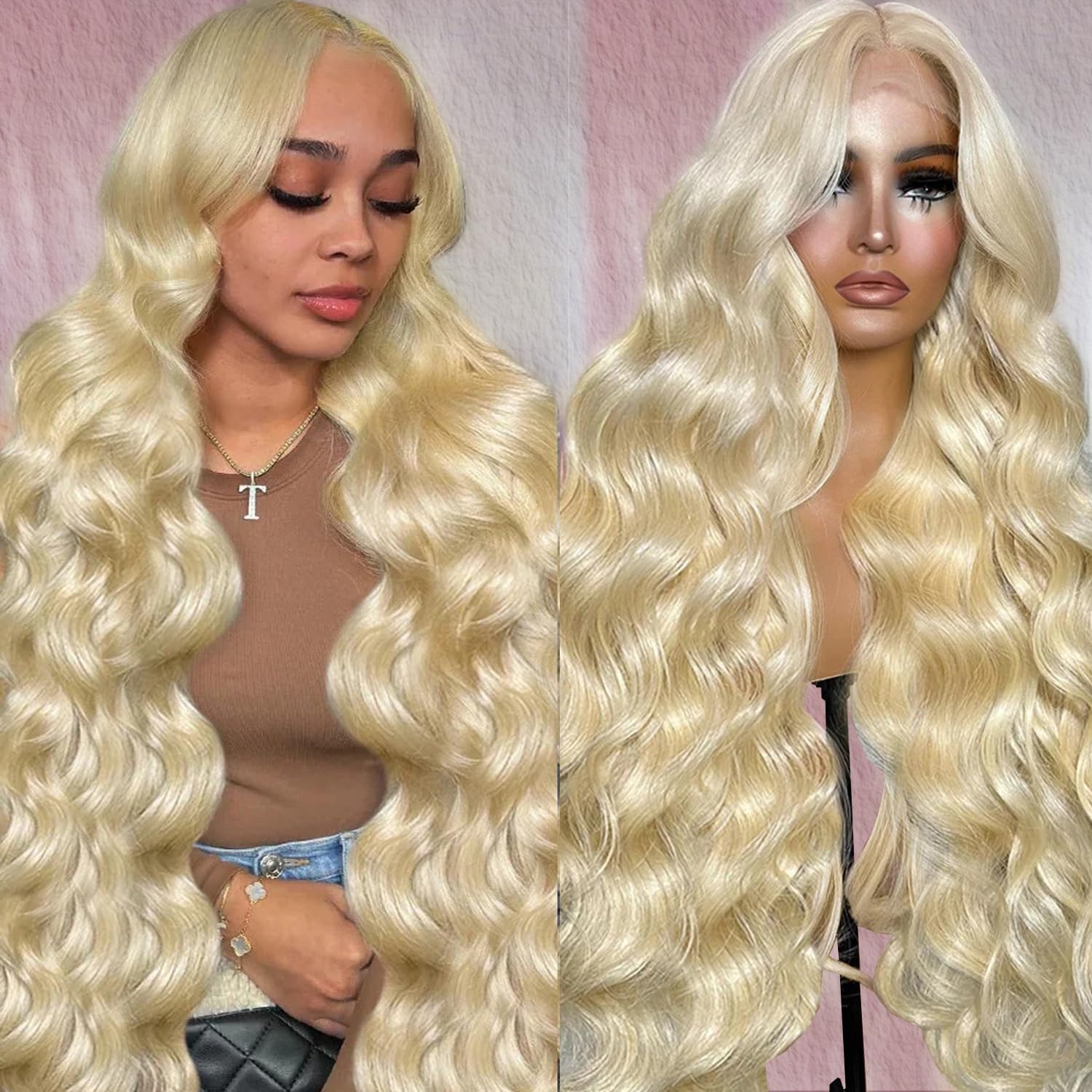 Glamorous Blonde Lace Wig