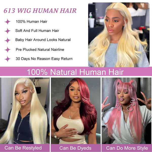 Glamorous Blonde Lace Wig