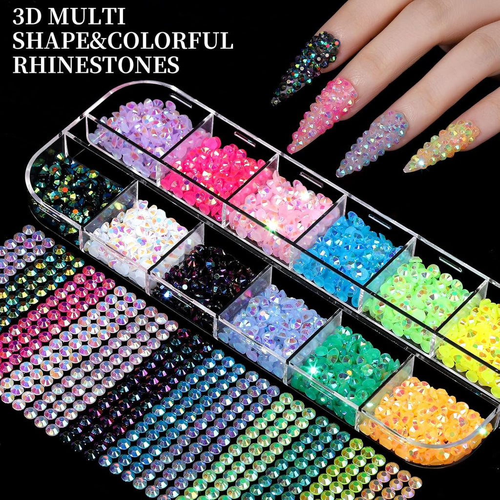 Sparkly Nail Art Gem Kit