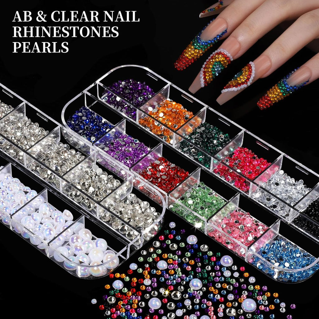 Sparkly Nail Art Gem Kit