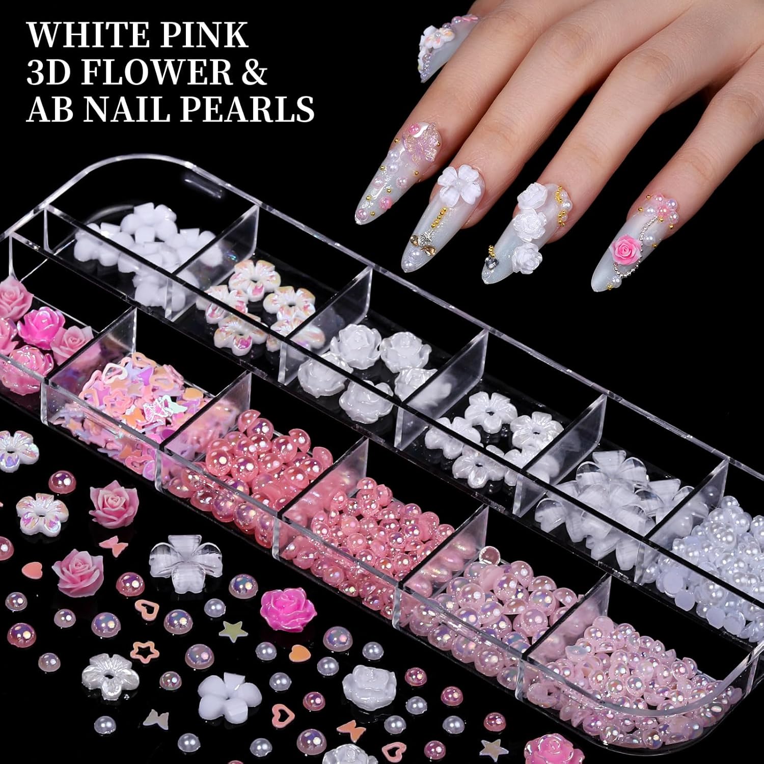Sparkly Nail Art Gem Kit