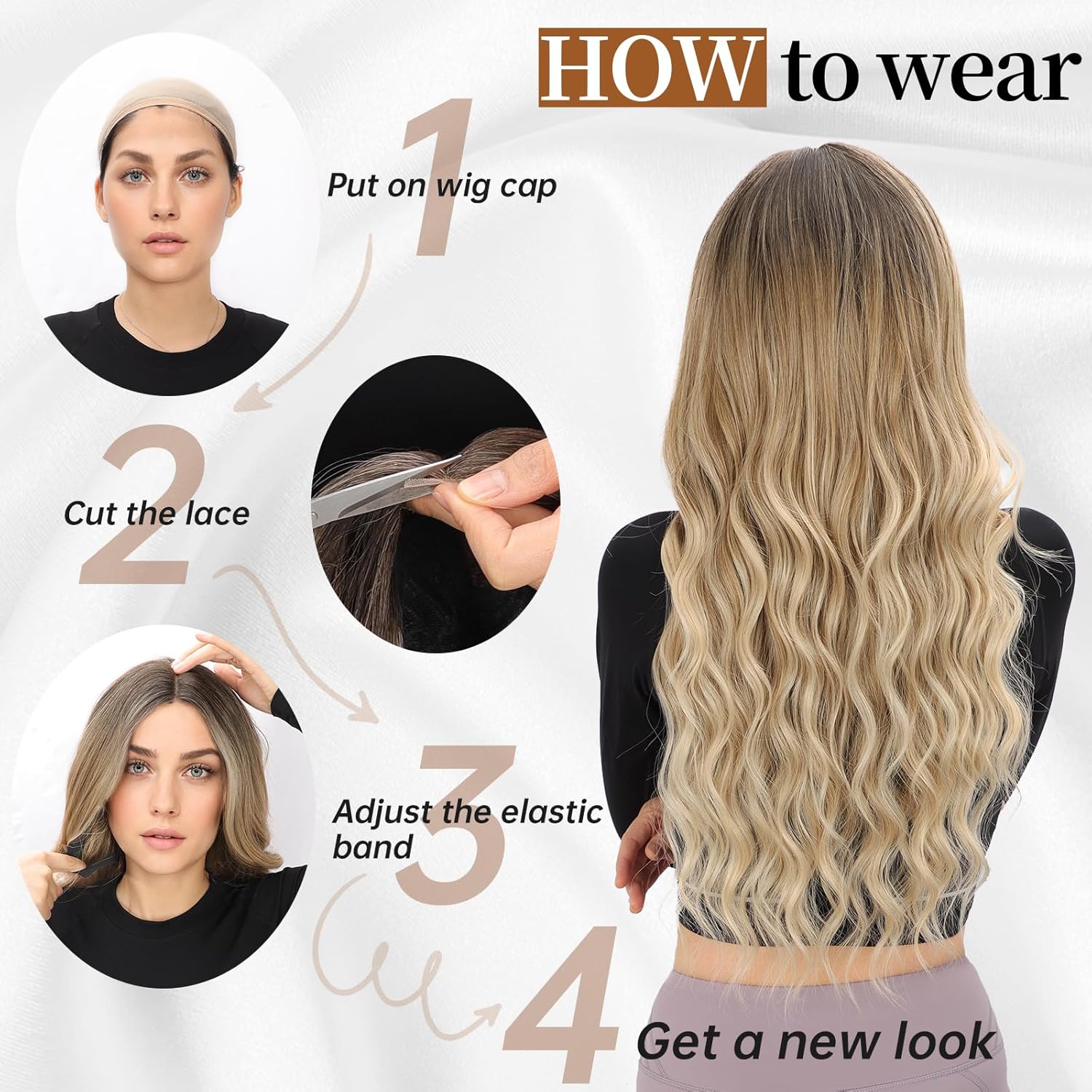 Glamorous Black Wave Wig