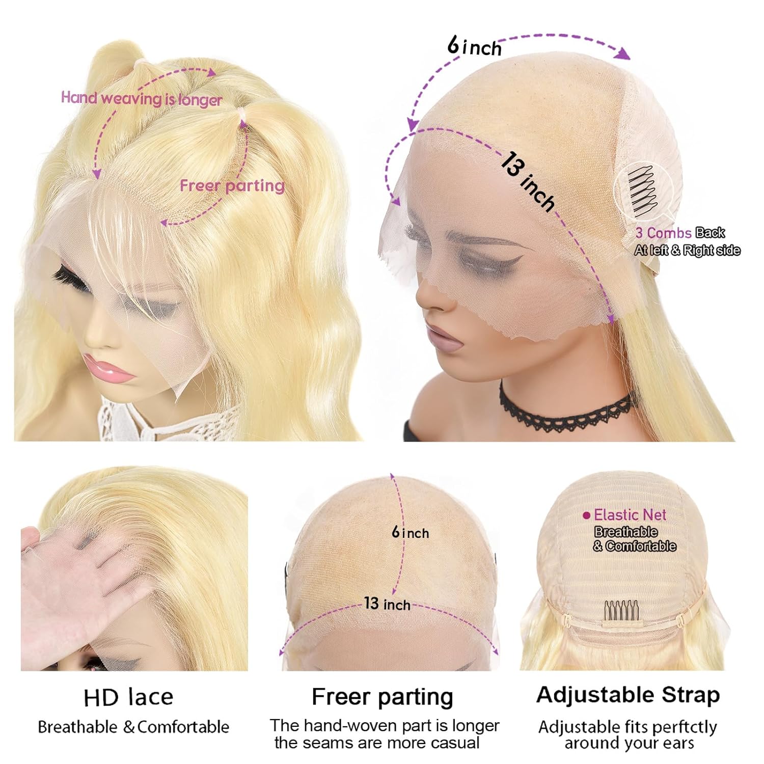 Glamorous Blonde Lace Wig