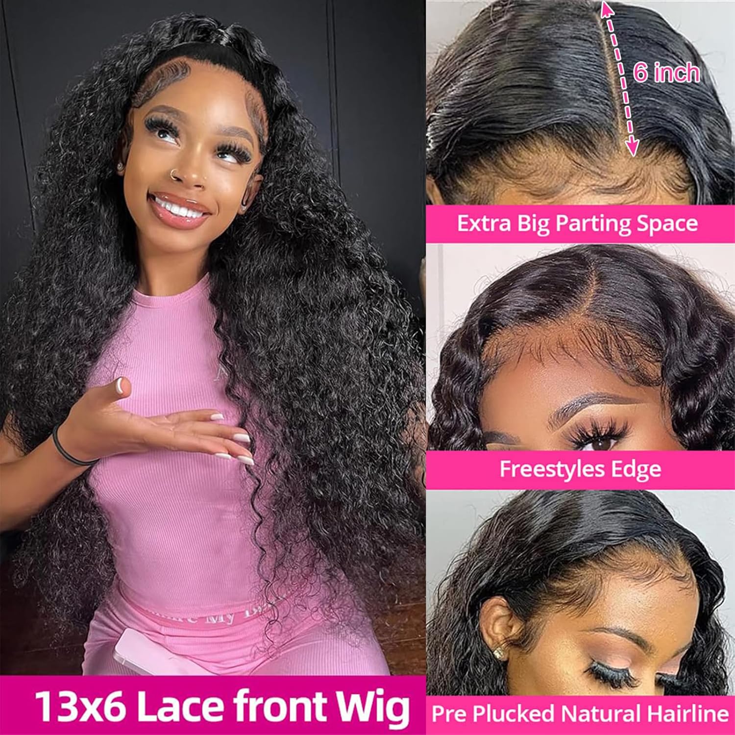 Glamorous Deep Wave Hair Wig