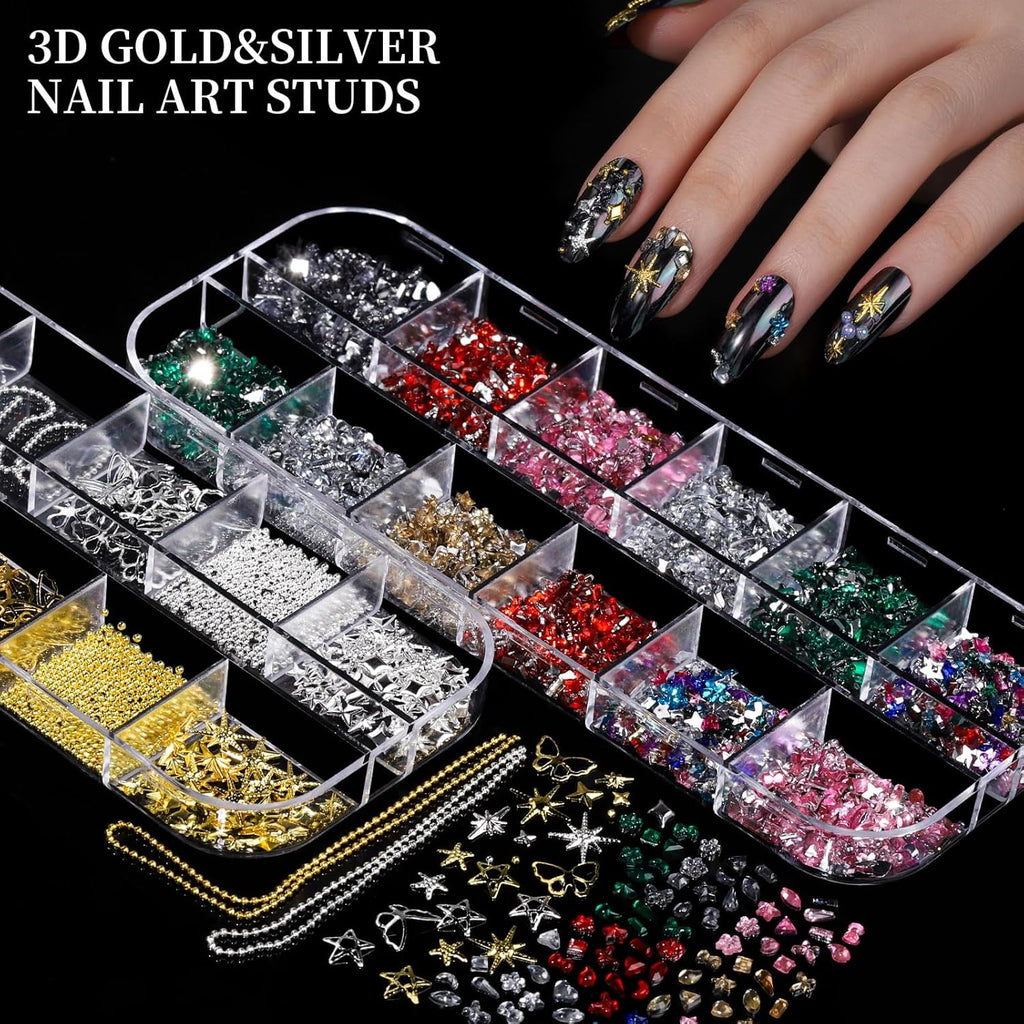 Sparkly Nail Art Gem Kit