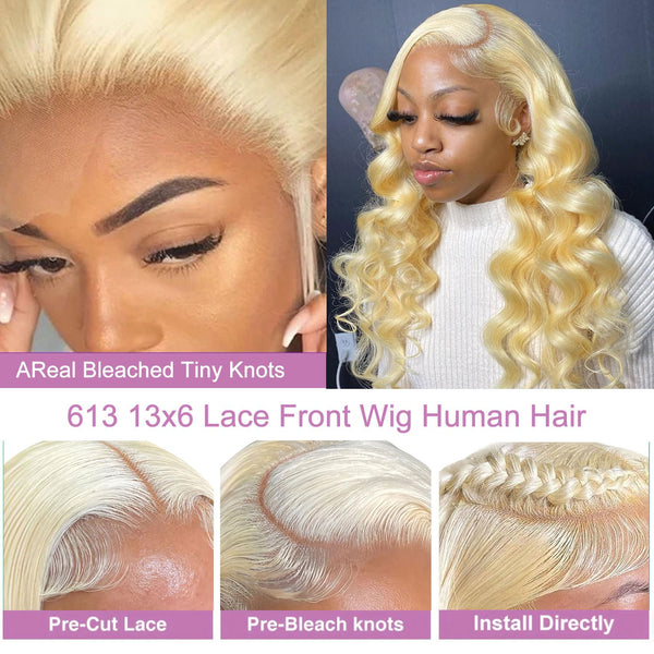 Glamorous Blonde Lace Wig
