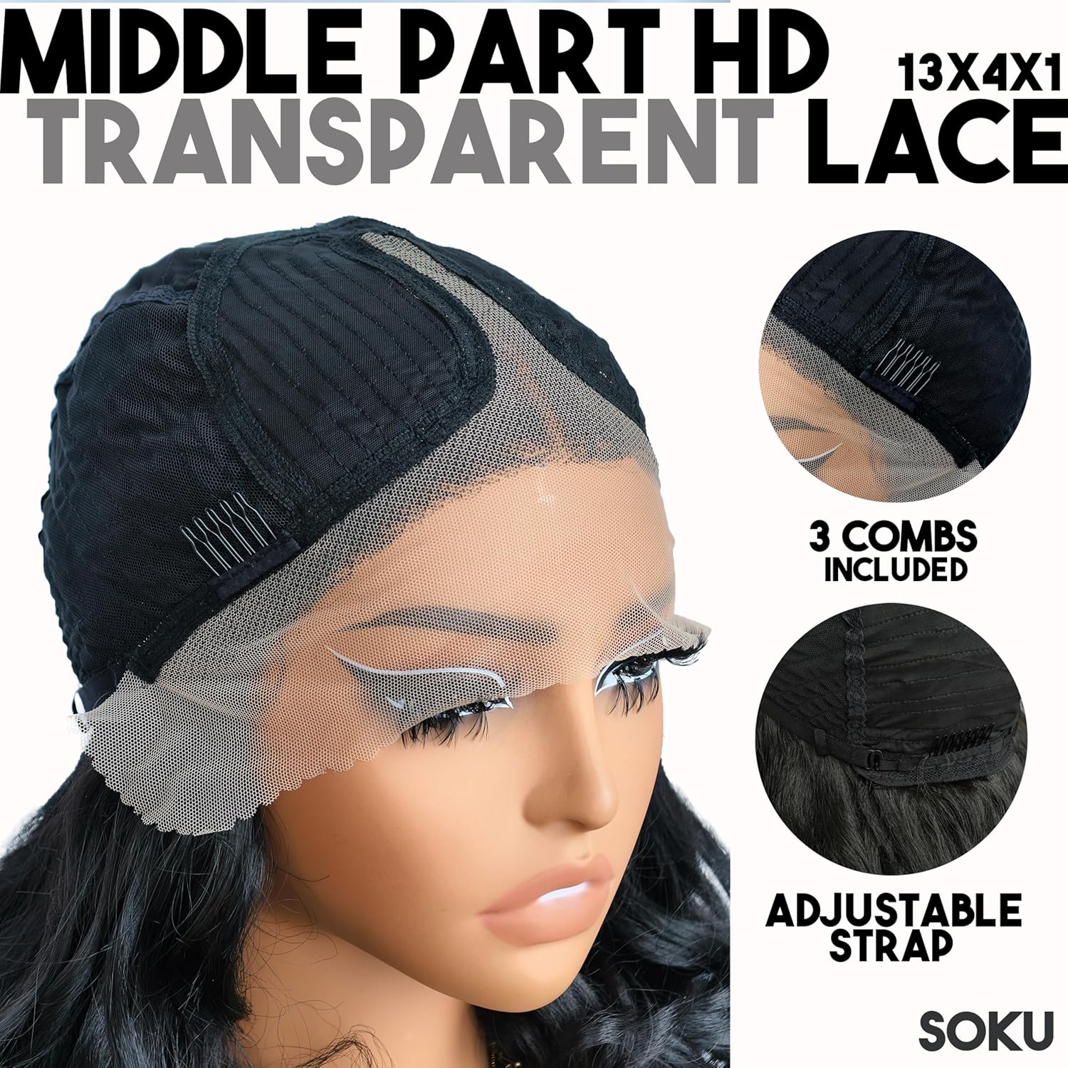 Glamorous Glueless Curly Wig